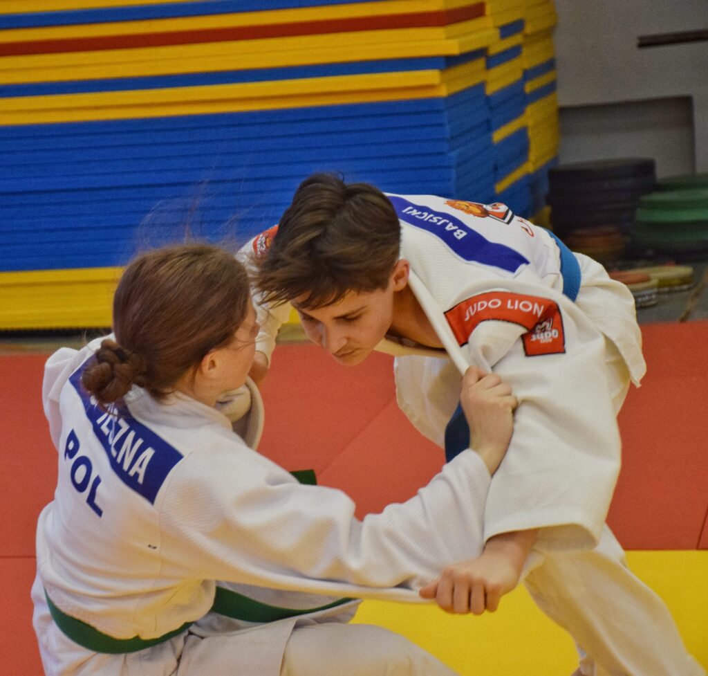 Zawodnicy UKS Judo Lion podczas zgrupowania w Cetniewie, kwiecień 2026