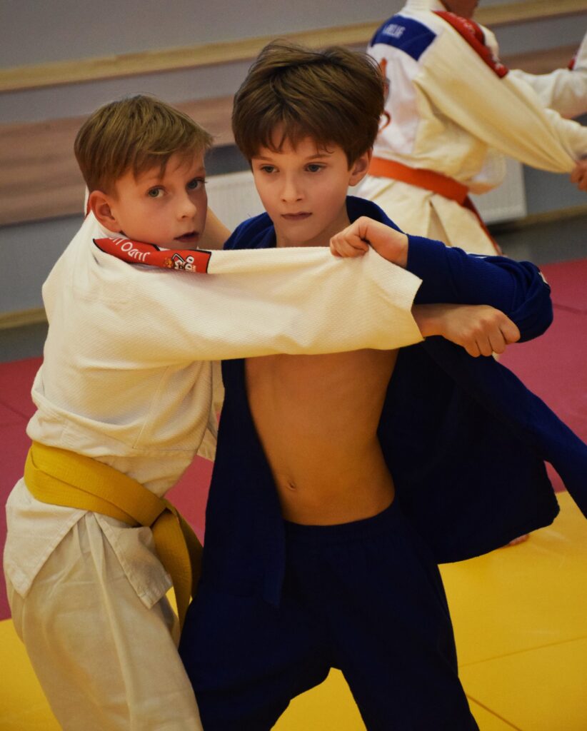 Zawodnicy UKS Judo Lion podczas zgrupowania w Cetniewie, kwiecień 2026