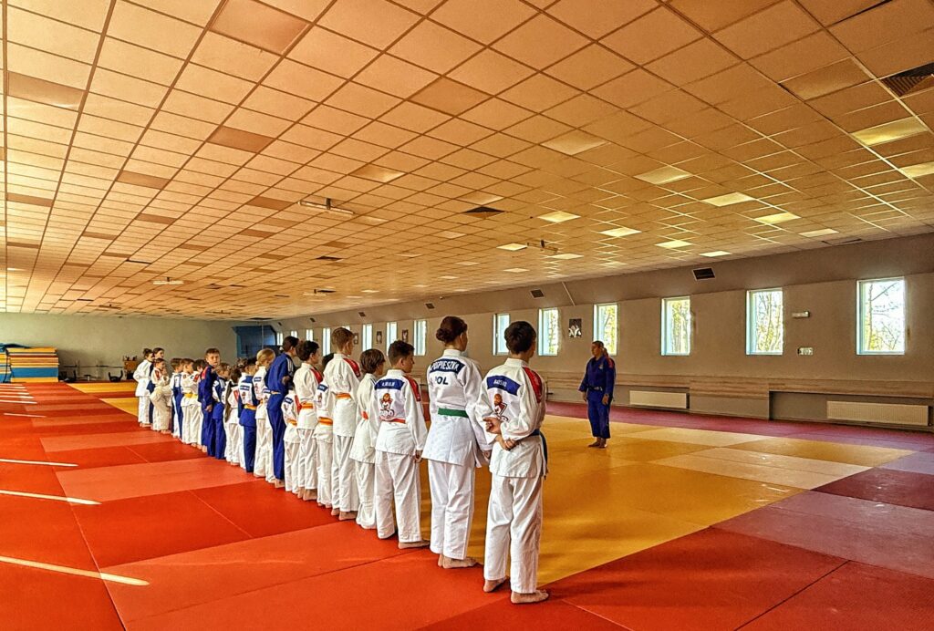 Zawodnicy UKS Judo Lion podczas zgrupowania w Cetniewie, kwiecień 2026