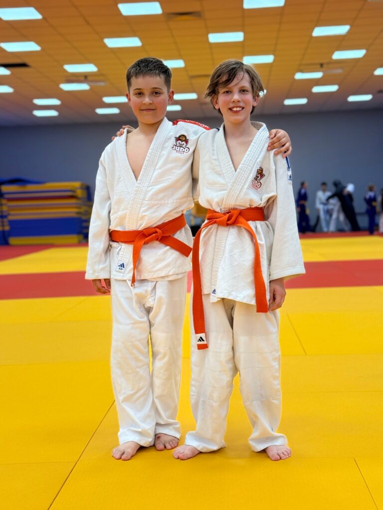 Zawodnicy UKS Judo Lion podczas zgrupowania w Cetniewie, kwiecień 2026