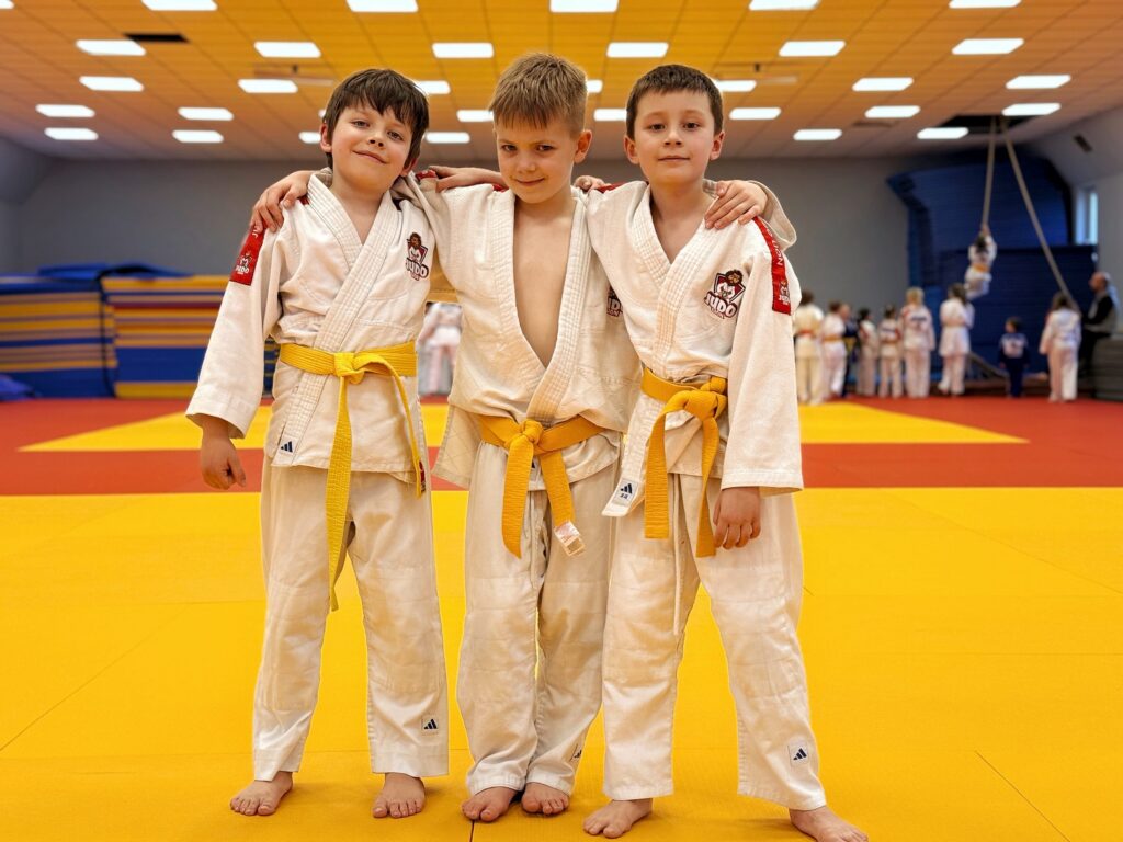 Zawodnicy UKS Judo Lion podczas zgrupowania w Cetniewie