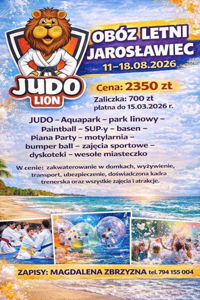 Plakat wydarzenia Obóz letni — Jarosławiec 2026